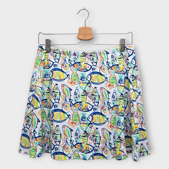 NWOT IBKUL Golf Women's Skort Print (Multicolor) - Small - Picture 1 of 2